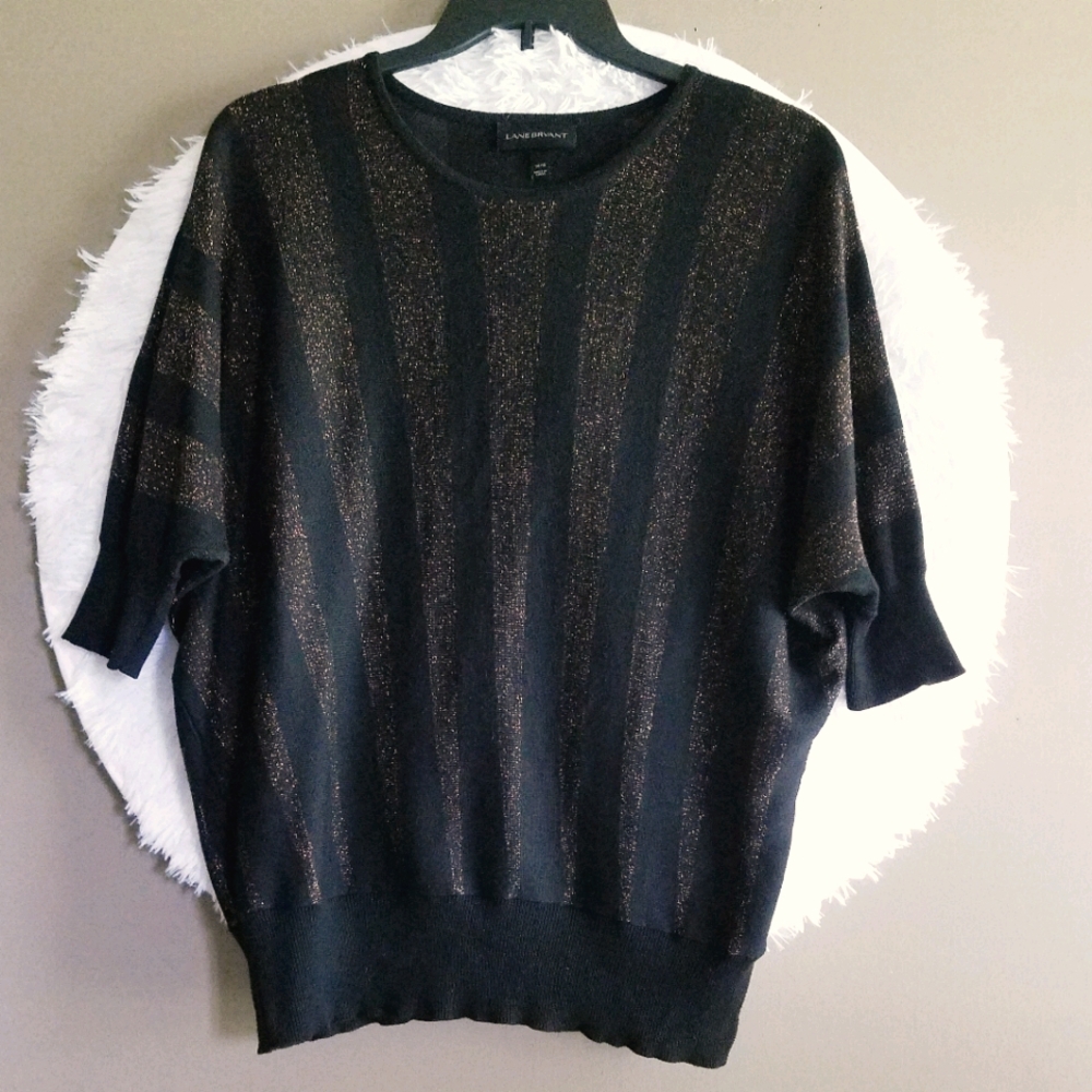 Lane Bryant half sleeve blouse